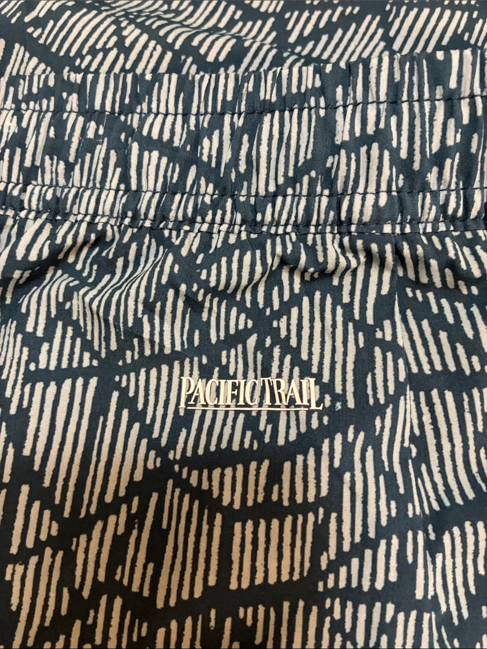 Pacific Trail Blue & White Patterned Skirt with built-in shorts underneath - Picture 4 of 6